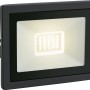 Schwarzer LED-Außenstrahler (7W) aus Aluminium für Garten, Terrasse und Einfahrt.