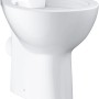 Grohe Bau Keramik Stand-WC, Tiefspüler, spülrandlos, Alpinweiß.