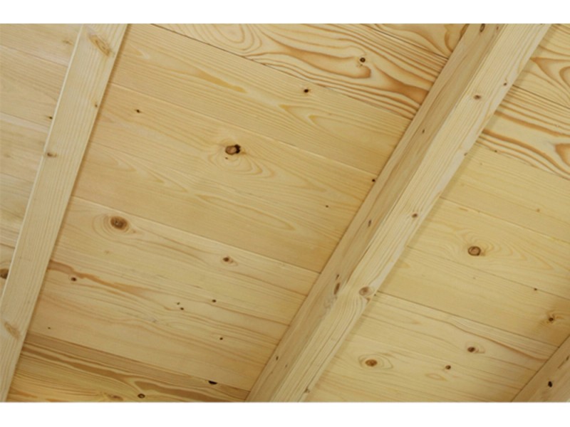 Skan Holz Carport Emsland 613 cm x 846 cm mit Abstellraum Schiefergrau  kaufen bei OBI