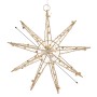 Goldener LED Deko Weihnachtsstern (30 cm) für stimmungsvolle Weihnachtsdekoration.