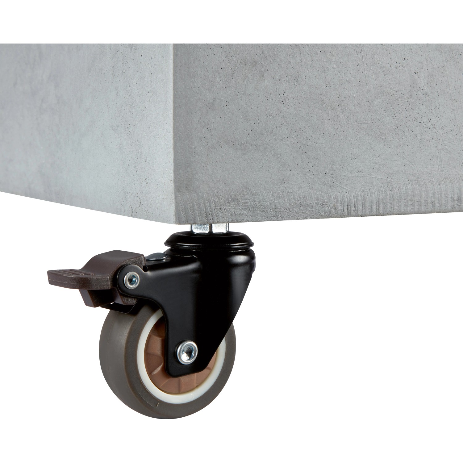 2 Pflanzenroller Mit Rädern – Robuster Pflanzkorb-Ständer, Weiß, Für Große Blumentöpfe Innen & Außen