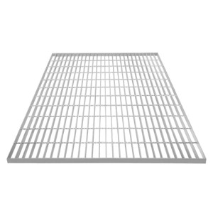 Verzinkter Gitterrost, 1100x1000mm, für Baustahl & Baugitter, robust und langlebig.