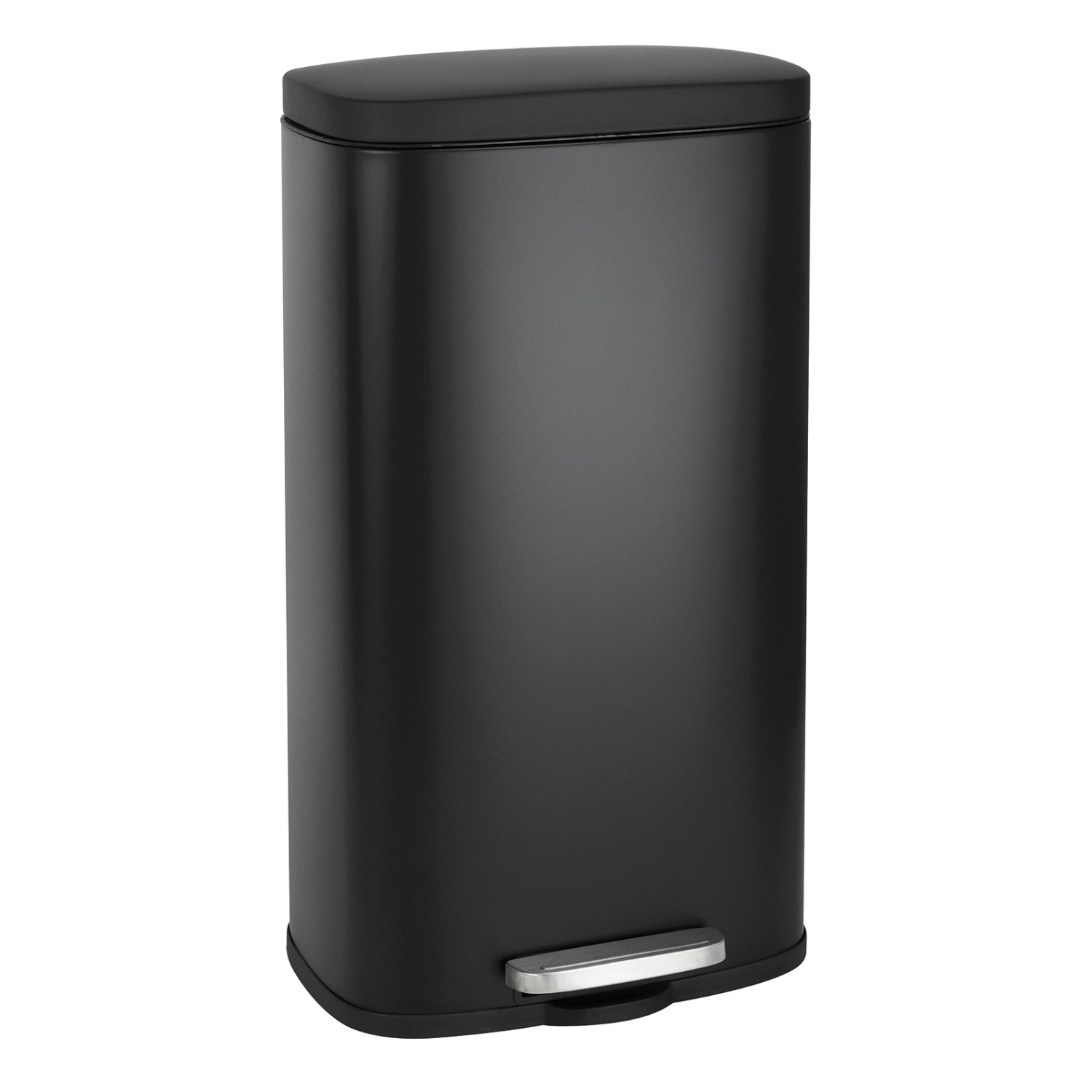 Svita TQ30 Mülleimer 30L Treteimer Abfallbehälter Softclose Deckel Schwarz günstig online kaufen