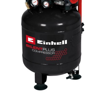 Einhell Kompressor TE-AC 135/24 Silent Plus, ölfrei, 24 l Tank, stehende Bauweise.