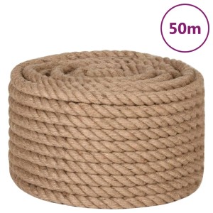 vidaXL Seil 100% Jute 20 mm 50 m 91276