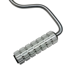 DD Composite Langrillen Entlüftungsroller mit V-Kerben, 21x70mm, aus Aluminium.