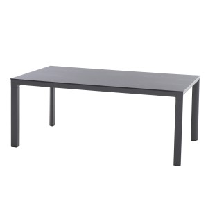 Rechteckiger Siena Garden Gartentisch Silva Ferrostone, 95x180 cm, mit Aluminiumgestell.
