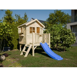 Prestige Garden Stelzenhaus Funny L KDI Inklusive Rutsche Blau