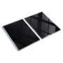 Herdabdeckplatten Set, 2 Glas Schneidebretter 40x52cm, als Spritzschutz & Anschlagtafel