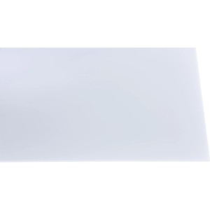Opal-weiße Polystyrol-Platte, 2,5 mm stark, 1000x1000 mm, für Kunststoffbedachung.