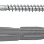 LUX Allzweckdübel mit Schrauben, 8x47mm, 6er-Set. Dübel und Schraube für Befestigungen in Beton und Ziegel.