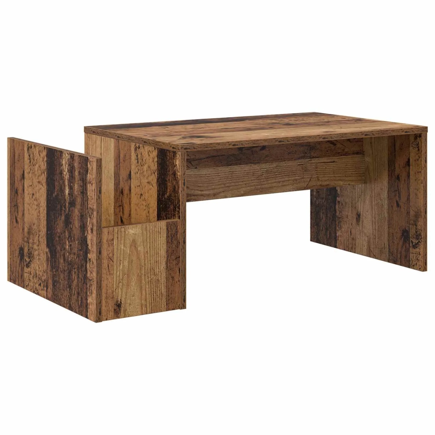 vidaXL Couchtisch Altholz 90 x 45 x 35 cm Holzwerkstoff 8000178 günstig online kaufen