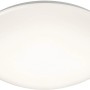 Weiße LED-Deckenleuchte Putz, runde Form, aus Kunststoff. Ideal für Wohnräume.