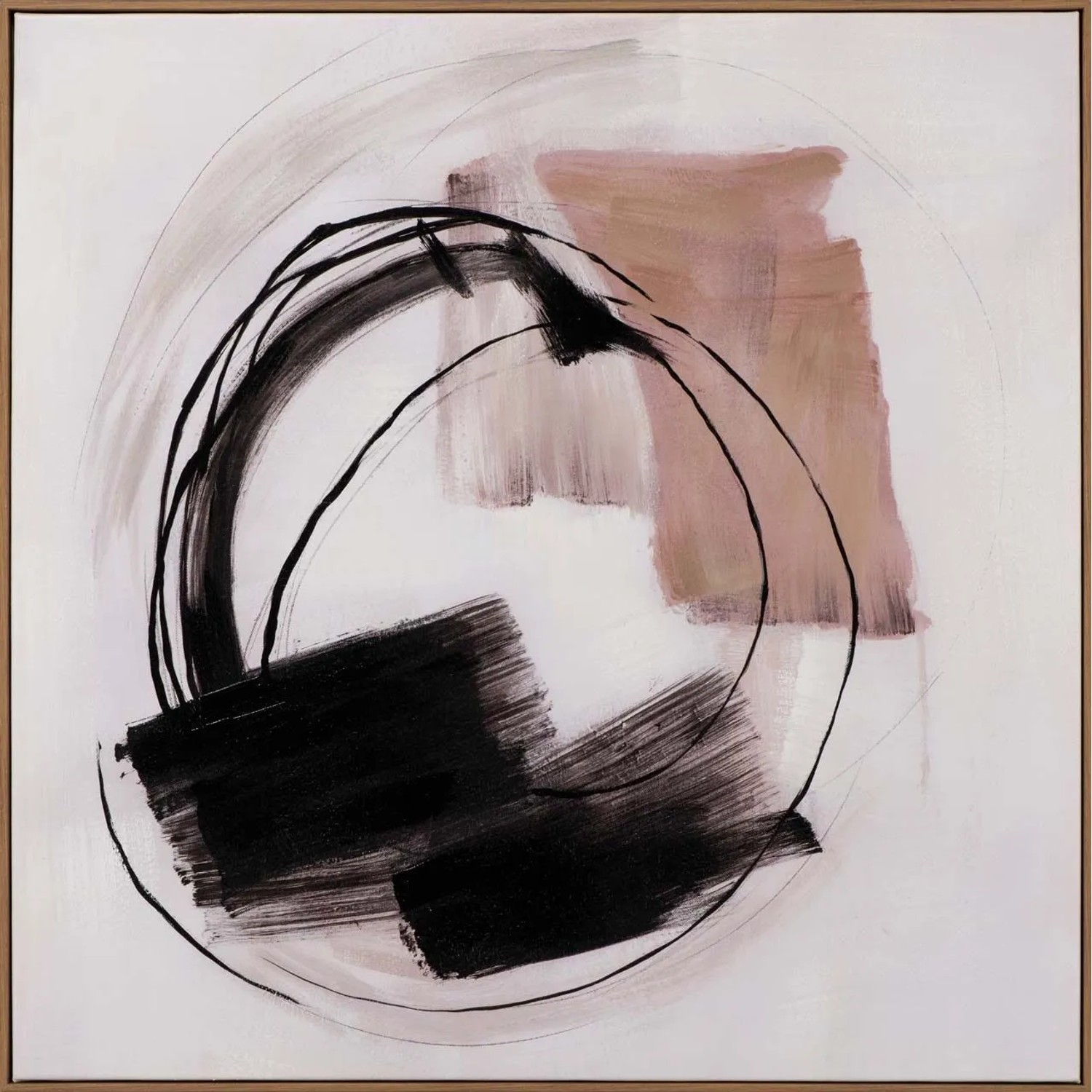 Art Universe Leinwandbild Nature Circles 70 x 70 cm