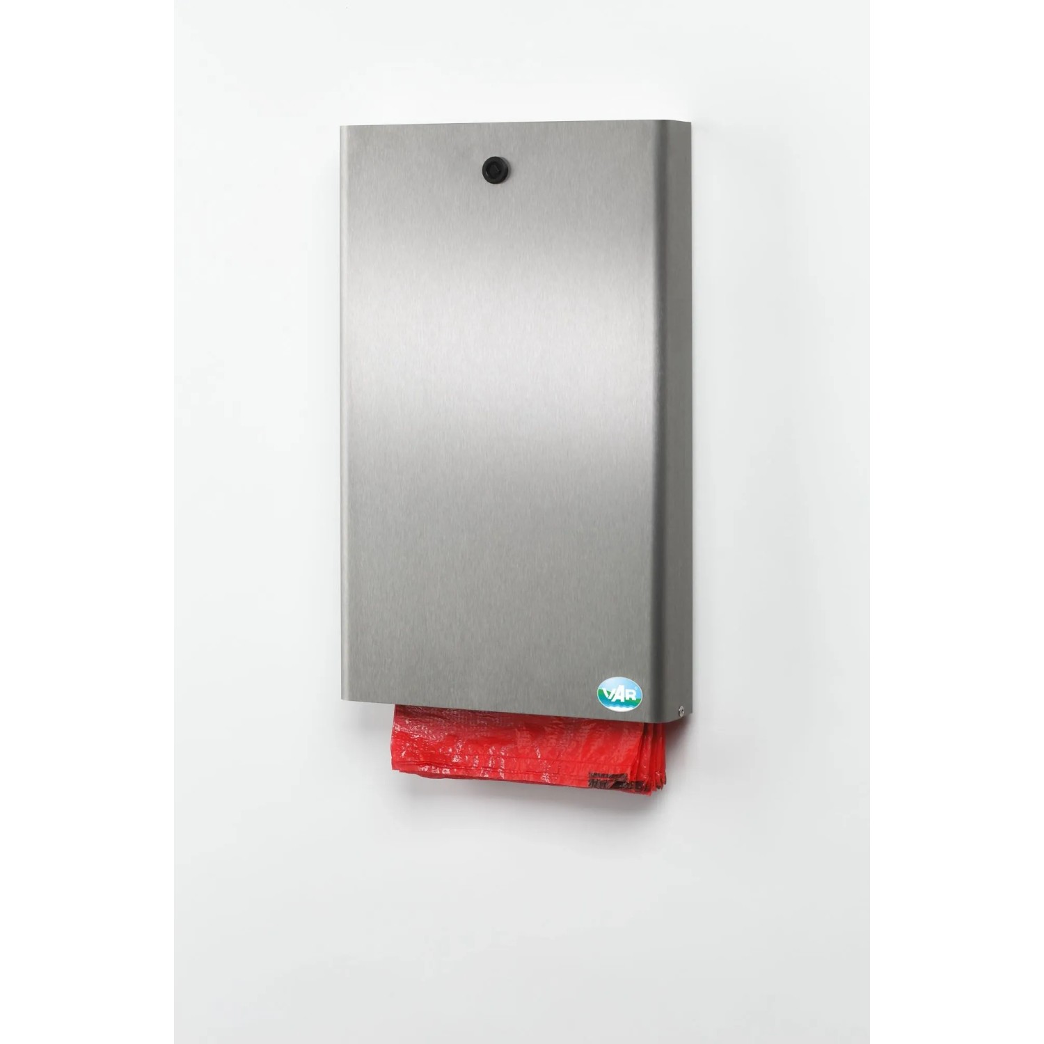 PROREGAL Robuster Hundekotbeutelspender Für 200 Beutel Wand Oder Rohrmontage HxBxT 43 x 6 x 26,5 cm Edelstahl