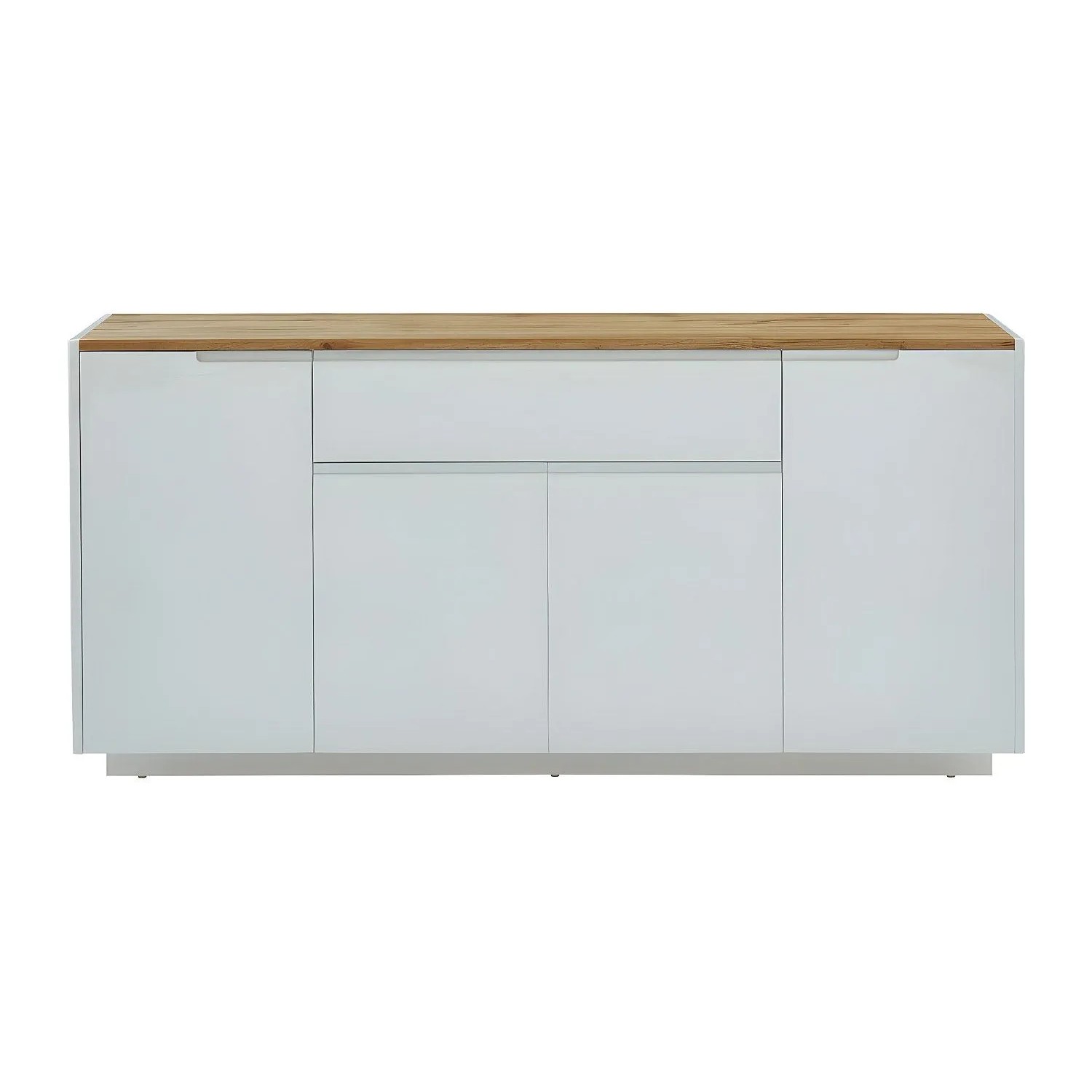 Vente-unique Sideboard Amani Naturfarben Hell  Weiß 160 cm