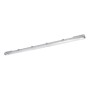 Graue Eglo LED-Wannenleuchte Expert Basic, 1-flammig, 156 cm, für Feuchträume geeignet.