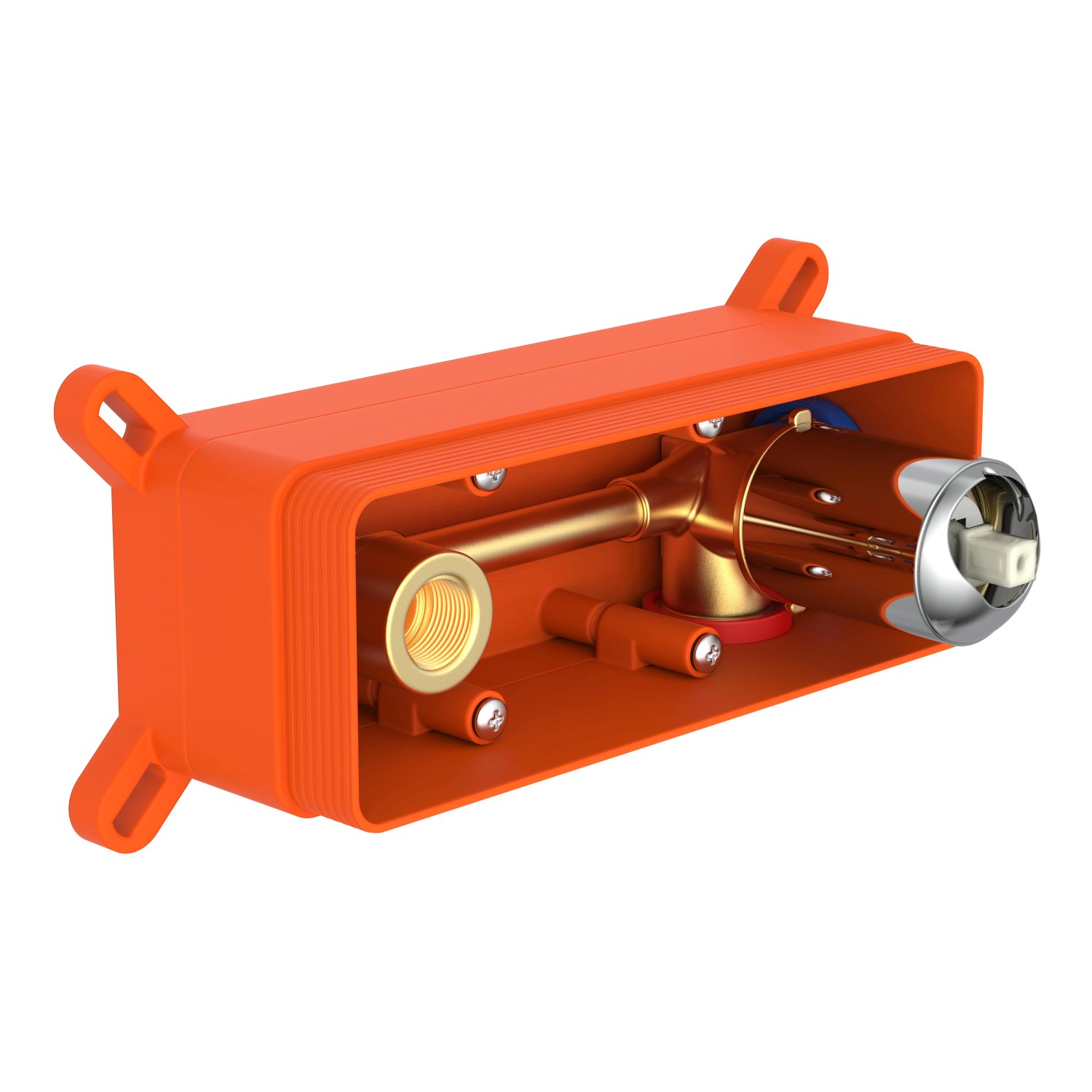 Unterputz-Einbauset für Schütte Waschtischarmatur Los Angeles, Chrom, zur Wandmontage.