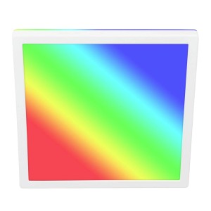 Briloner LED-Deckenleuchte Kada RGB+W Fernbedienung 29,5 x 29,5 x 2,8 cm Weiß