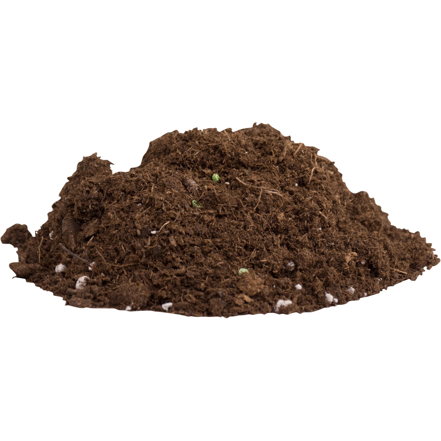 Haufen Compo Qualitäts-Blumenerde, Universalerde mit Dünger und Perlite.