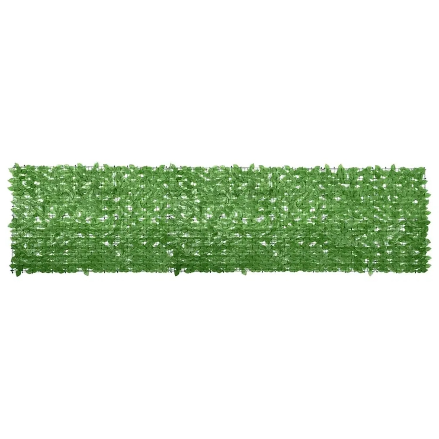 vidaXL Balkon-Sichtschutz mit Grünen Blättern 400x100 cm 315500