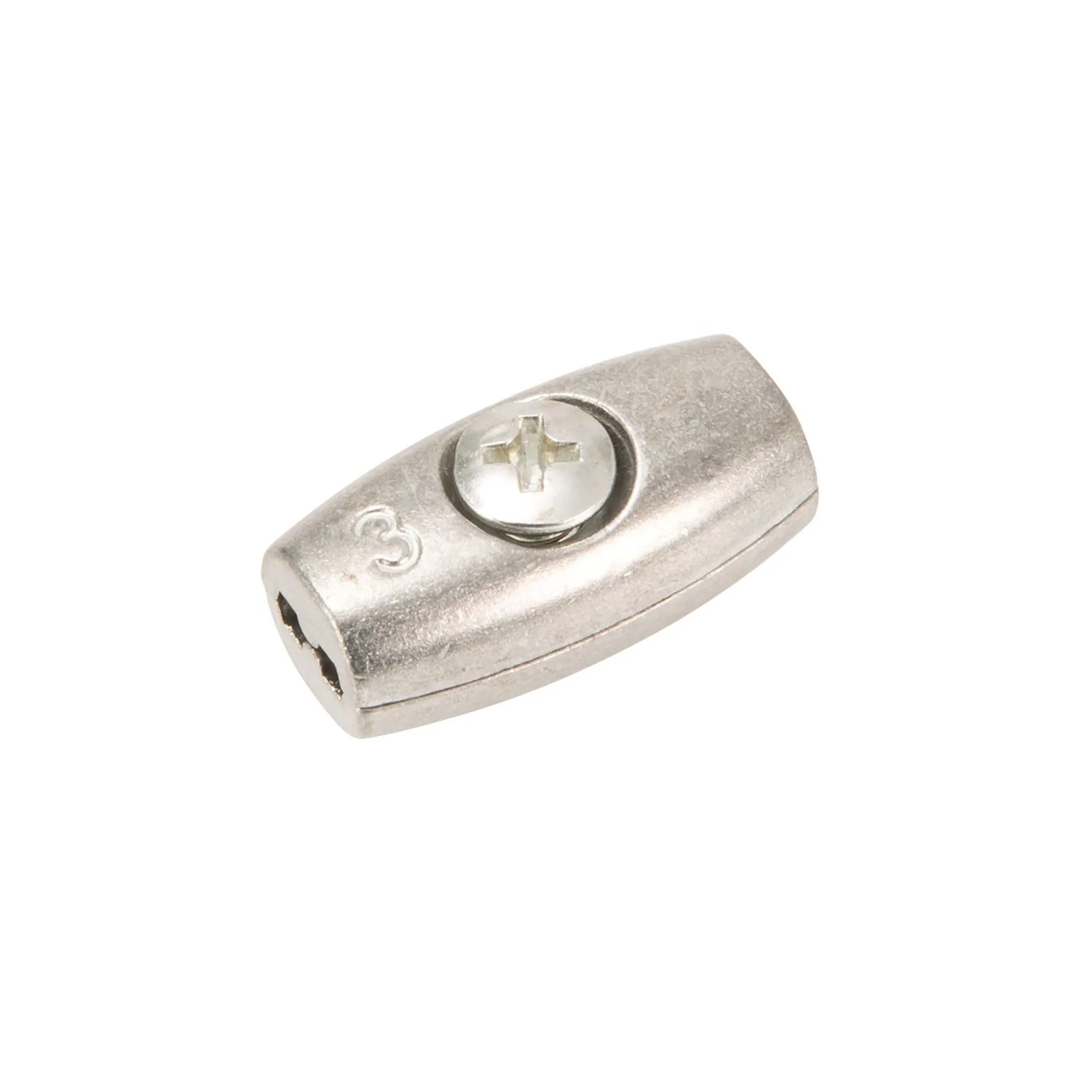 Conacord Seilklemme Oval Stahl Ø 2 mm x 28 mm