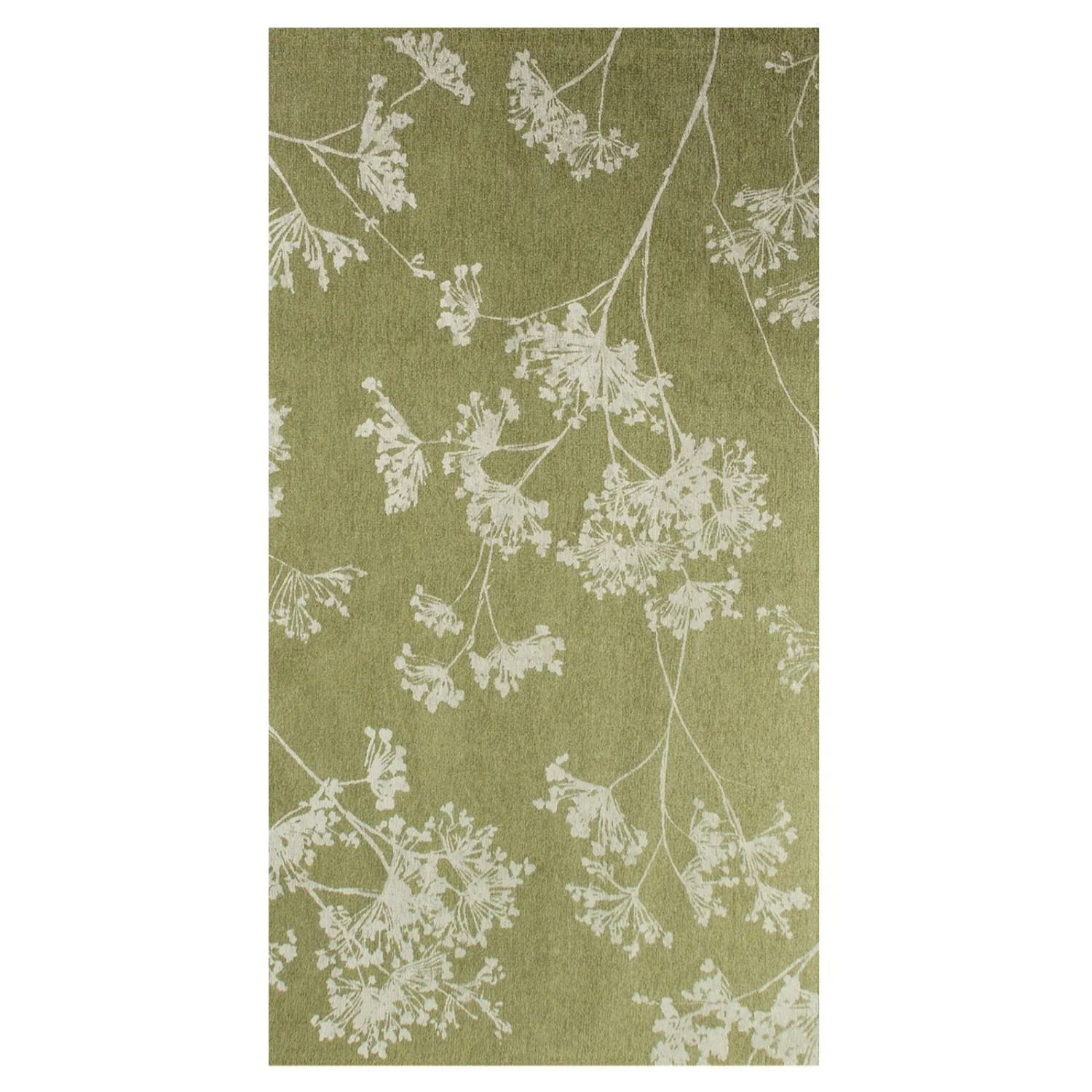Lola&Moi Teppich Blossom Grün 80x150cm