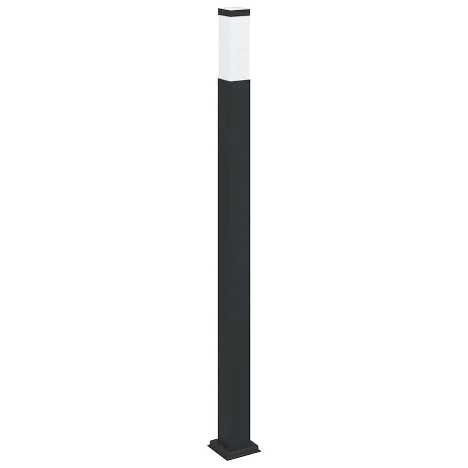 vidaXL Pollerleuchte 110 cm Schwarz IP44 4006075