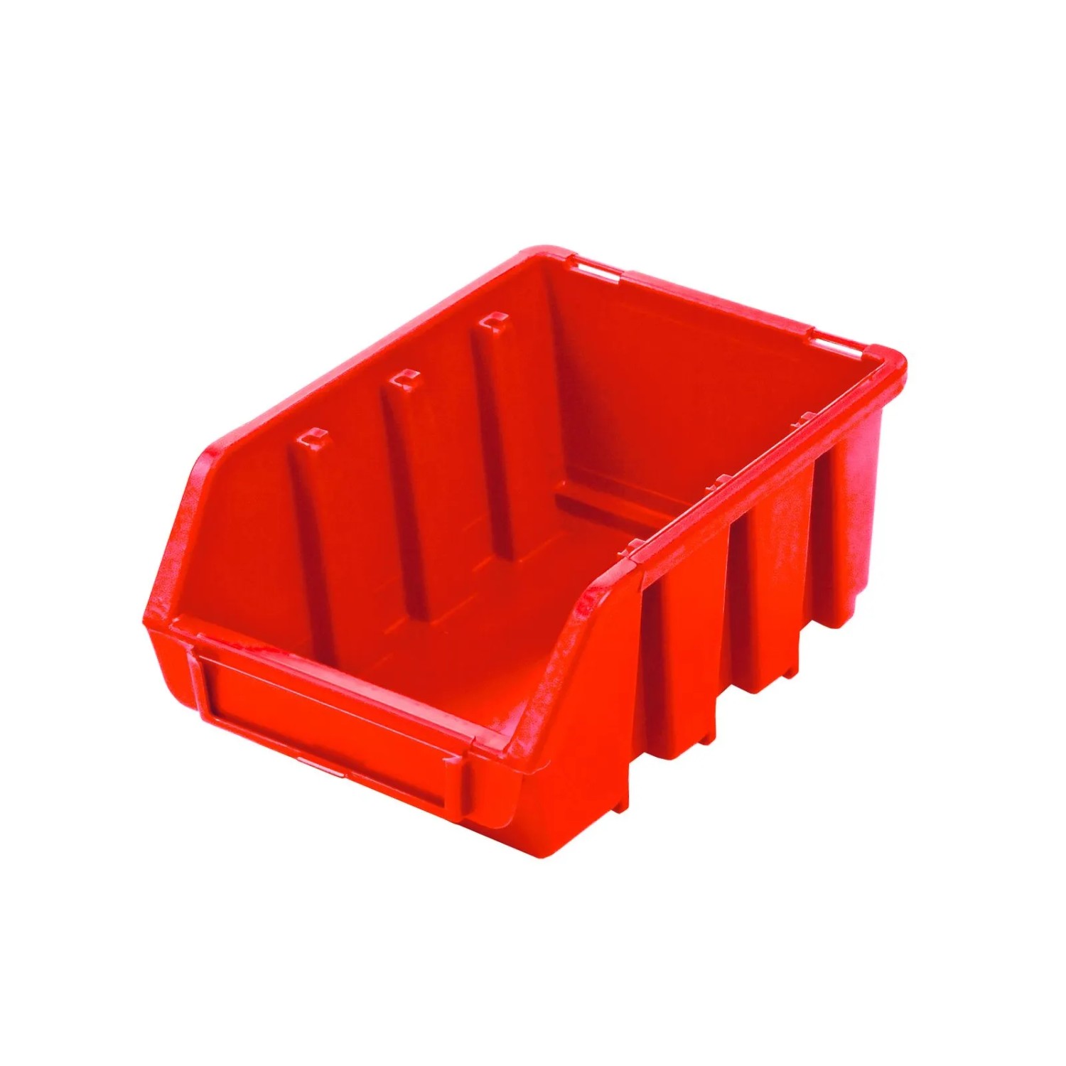 PROREGAL Sichtlagerbox 2 HxBxT 7,5x11,6x16,1cm Polypropylen Rot
