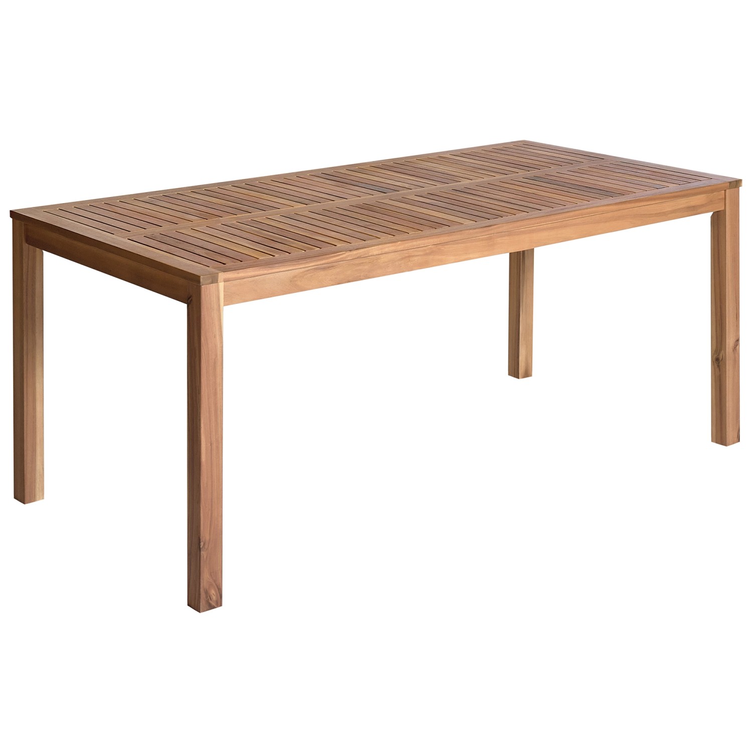 Beliani Gartentisch OMBRIANO Hellbraun 180x90x75 günstig online kaufen