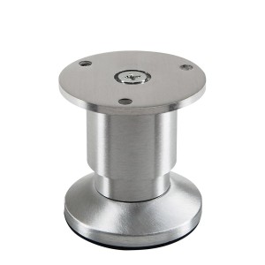 SOTECH Möbelfuß ALPHA Alu Gebürstet Höhe 50 mm