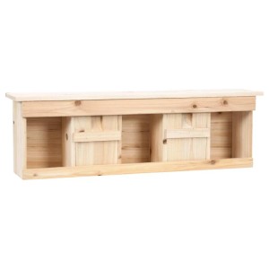 VidaXL Spatzenhaus aus Tannenholz mit 5 Nistkästen, ideal für den Garten.