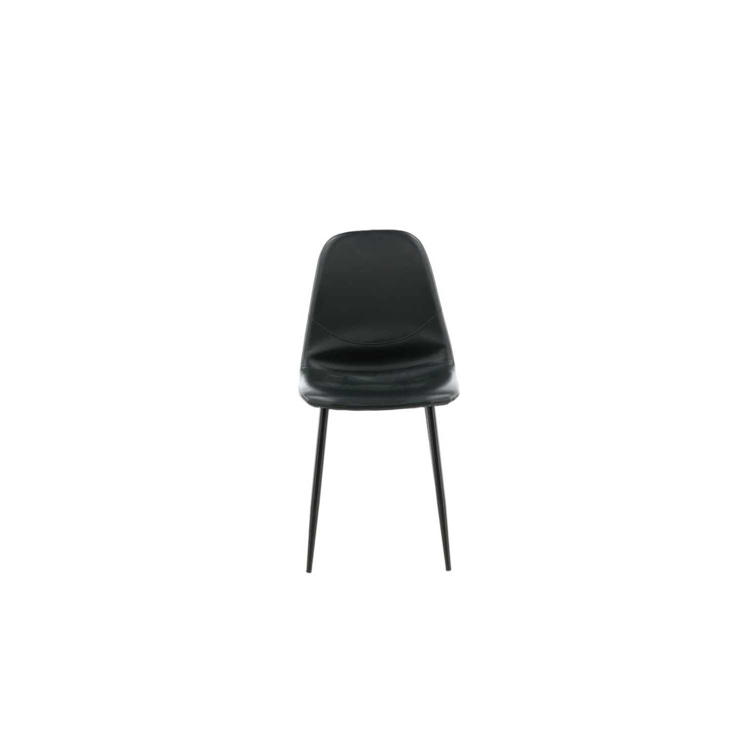 ebuy24 Polar Esszimmerstuhl PU Kunstleder Schwarz günstig online kaufen