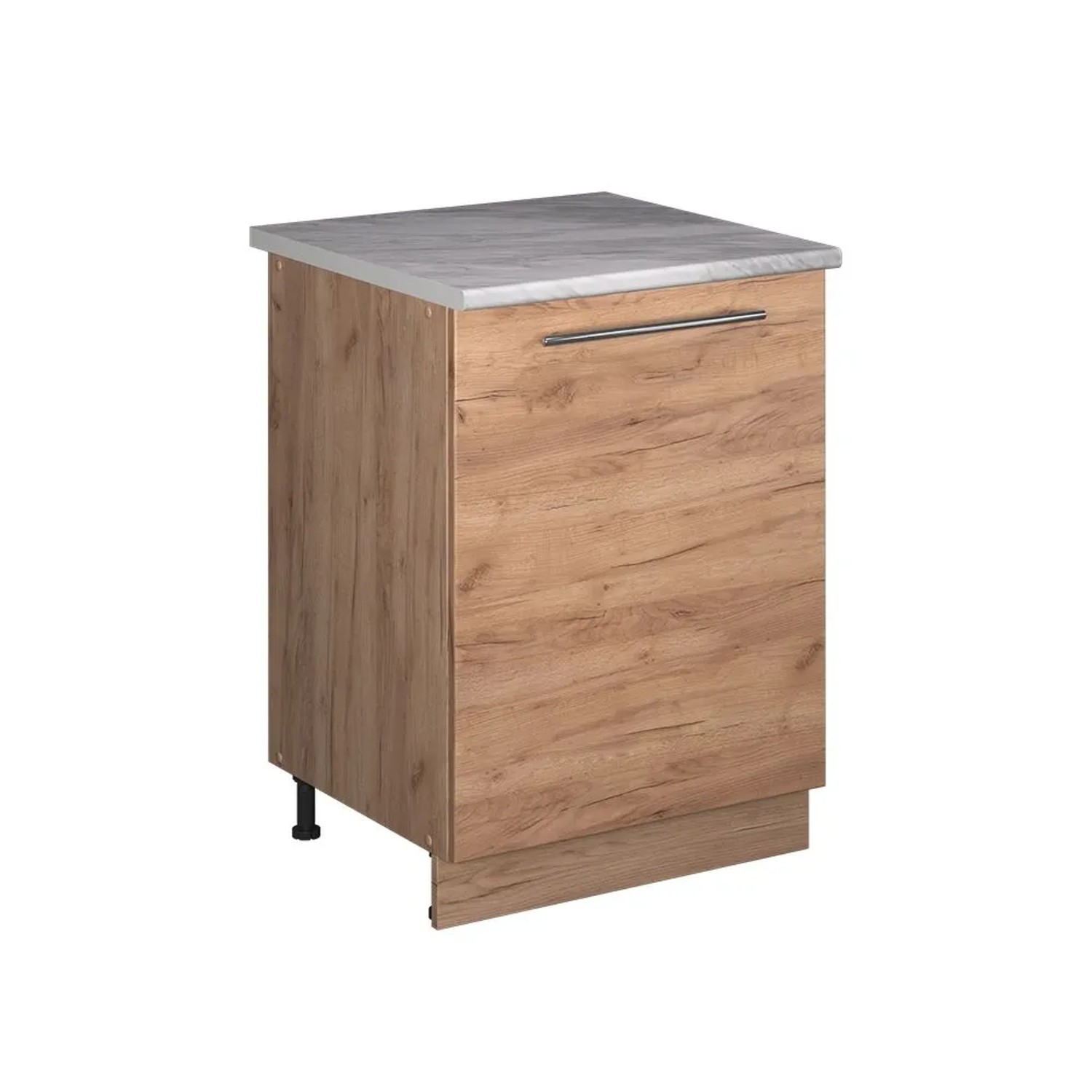 Vicco Küchenunterschrank Fame-Line Goldkraft Eiche/Goldkraft Eiche 60 x 82 1 Tür mit Arbeitsplatte Art Nr 65196