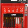 Einhell Stichsägeblatt-Set, 10-teilig, T-Schaft, für Holz und Metall.