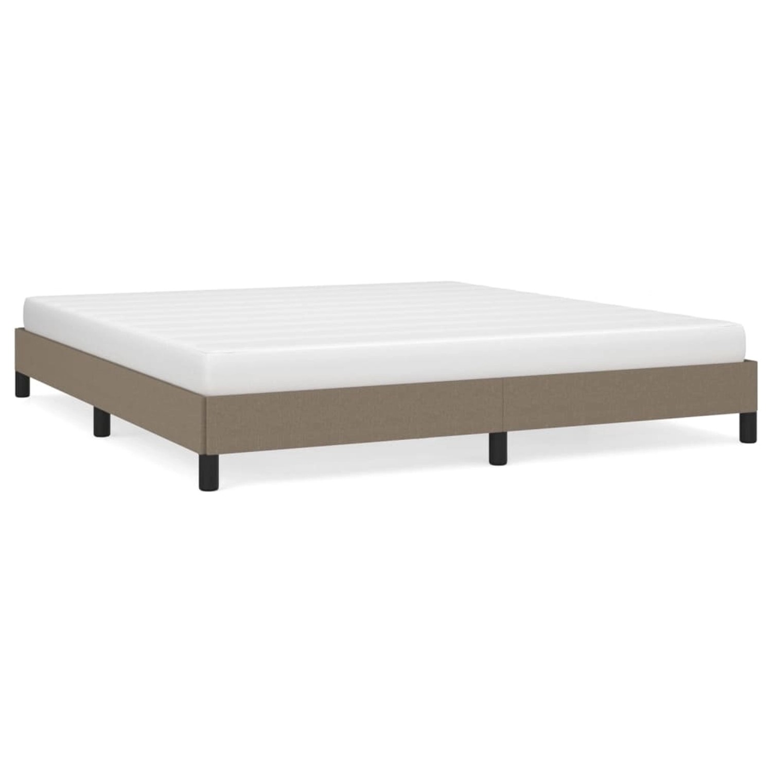 vidaXL Bettgestell Taupe 160x200 cm Stoff Modell 41379362 günstig online kaufen