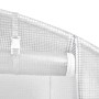 vidaXL Gewächshaus mit Stahlrahmen Weiß 24 m² 8x3x2 m 3188052_8