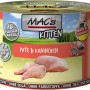 Mac's Katzen-Nassfutter Kitten Pute & Kaninchen, getreidefrei, 200g Dose.