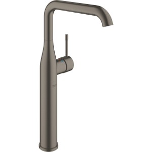 Grohe Essence XL Waschtischarmatur in Hard Graphite, gebürstet, für freistehende Waschbecken.
