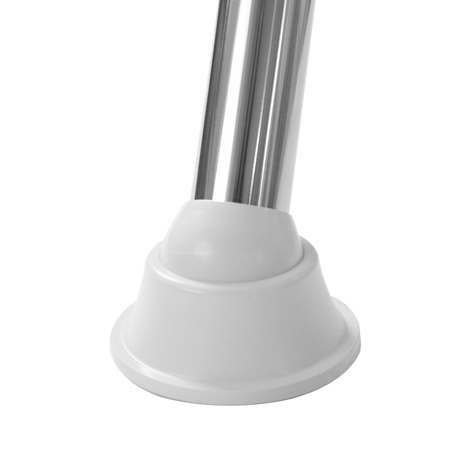 Detailaufnahme: Standfuß der Evolution Poolleiter für Teilversenkte Becken.