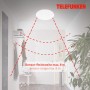 Telefunken LED-Deckenleuchte Apollon, Ø 40 cm, Weiß, mit Sensor im Flur. Reichweite: 8m.