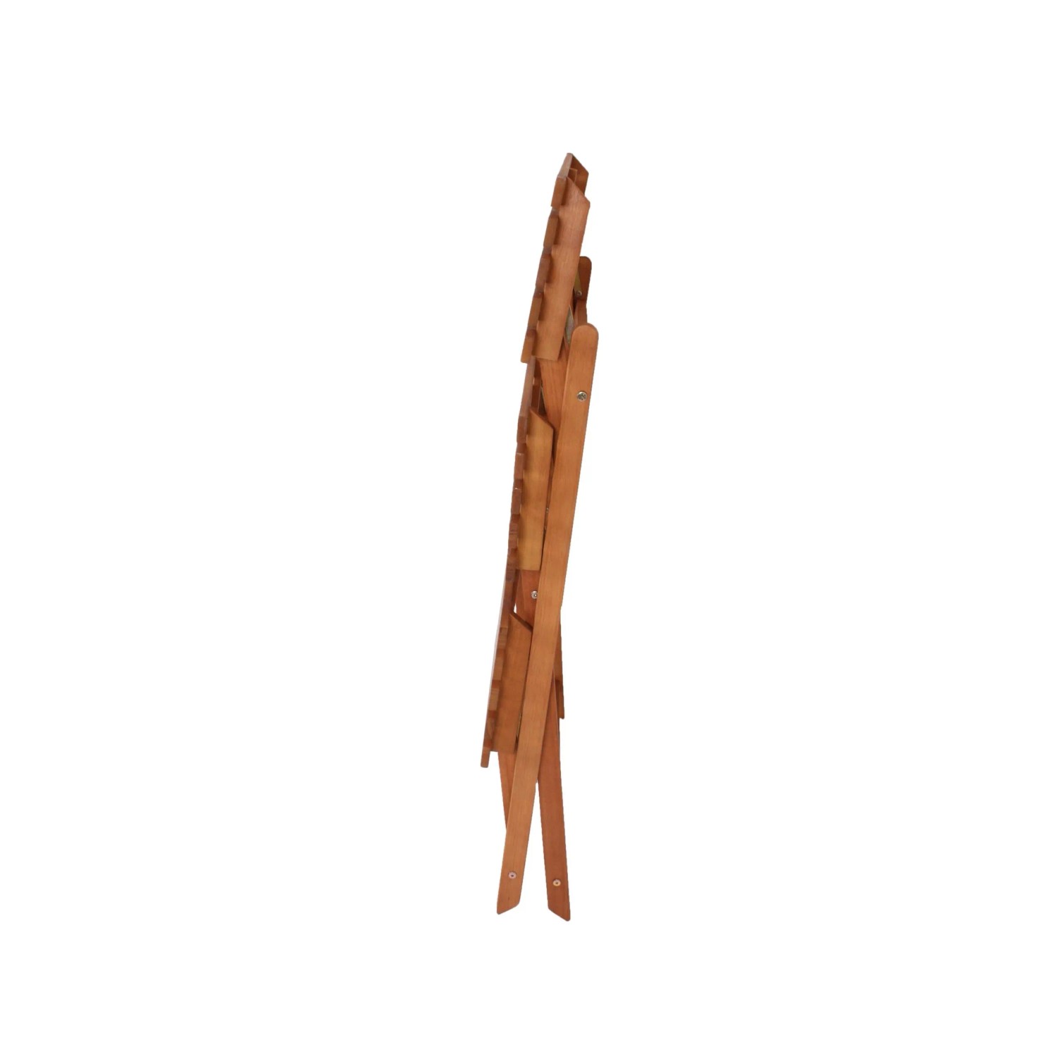 DELUKE Blumentreppe RAFAEL 3 Etagen Klappbar Natur Eukalyptus Blumenleiter Pflanzentreppe Blumenregal_2