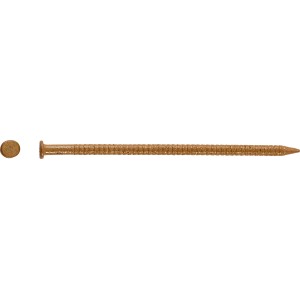 Dunkelbrauner LUX Paneelstift, 1,8x25mm, geriffelt, für Holz- und Kunststoffpaneele, 100er Set.