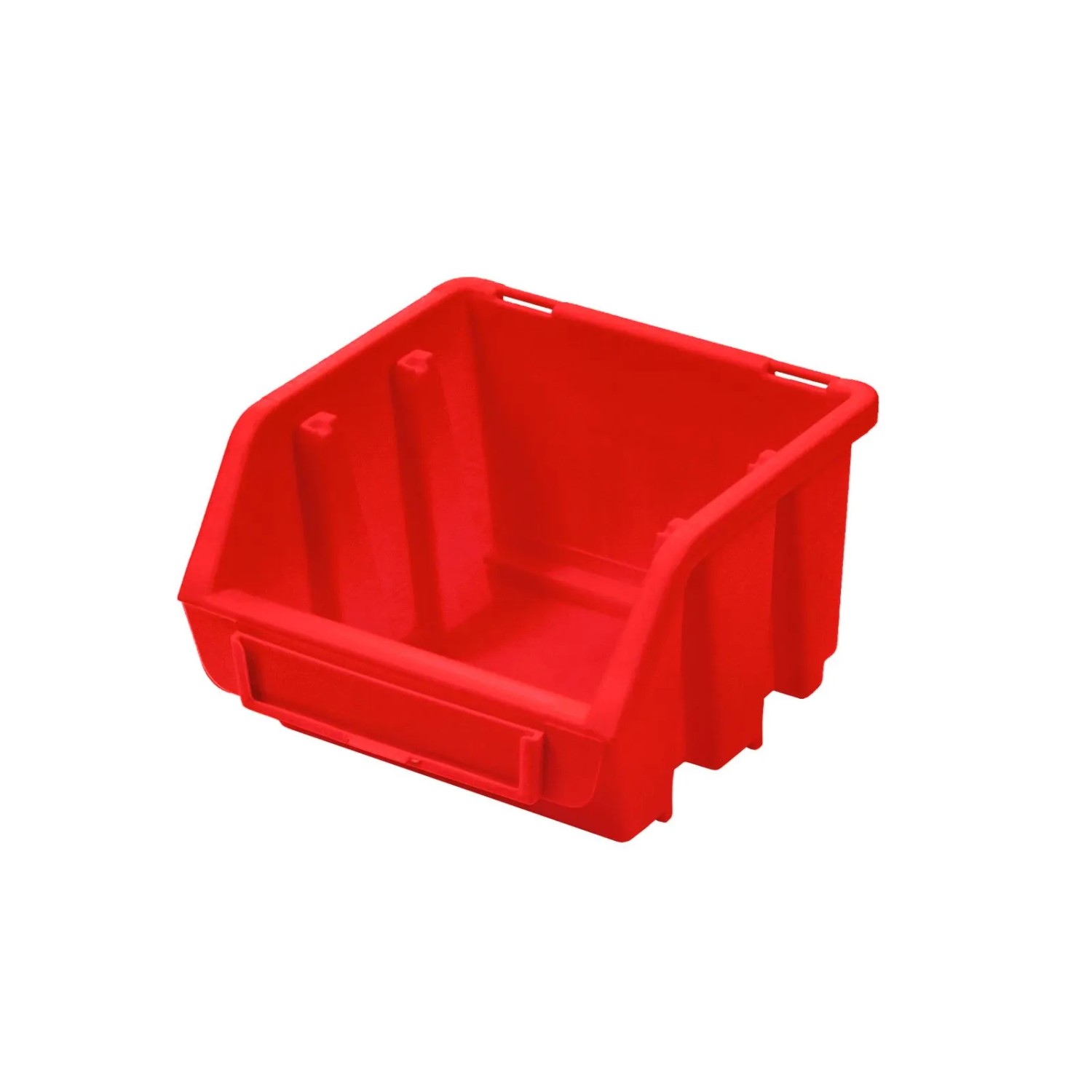 PROREGAL Sichtlagerbox 1 HxBxT 7,5x11,6x11,2cm Polypropylen Rot