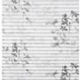 Gardinia Plissee Bella Blätter, 40x130 cm, weiß. Faltrollo mit Blätter-Motiv für Fenster.