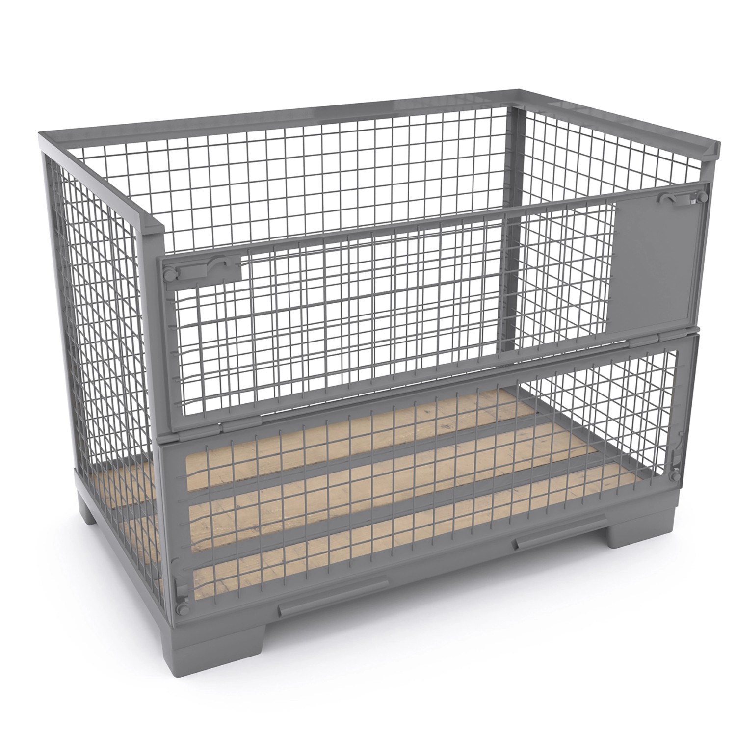 Schake Euro-Gitterbox Silber