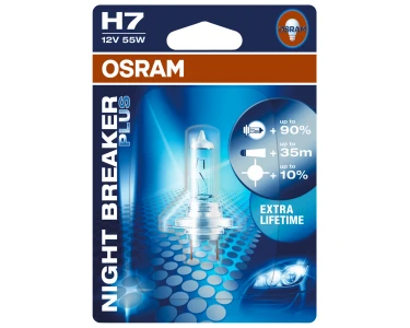 Osram H7 Halogen-Scheinwerferlampe Night Breaker Plus kaufen bei OBI