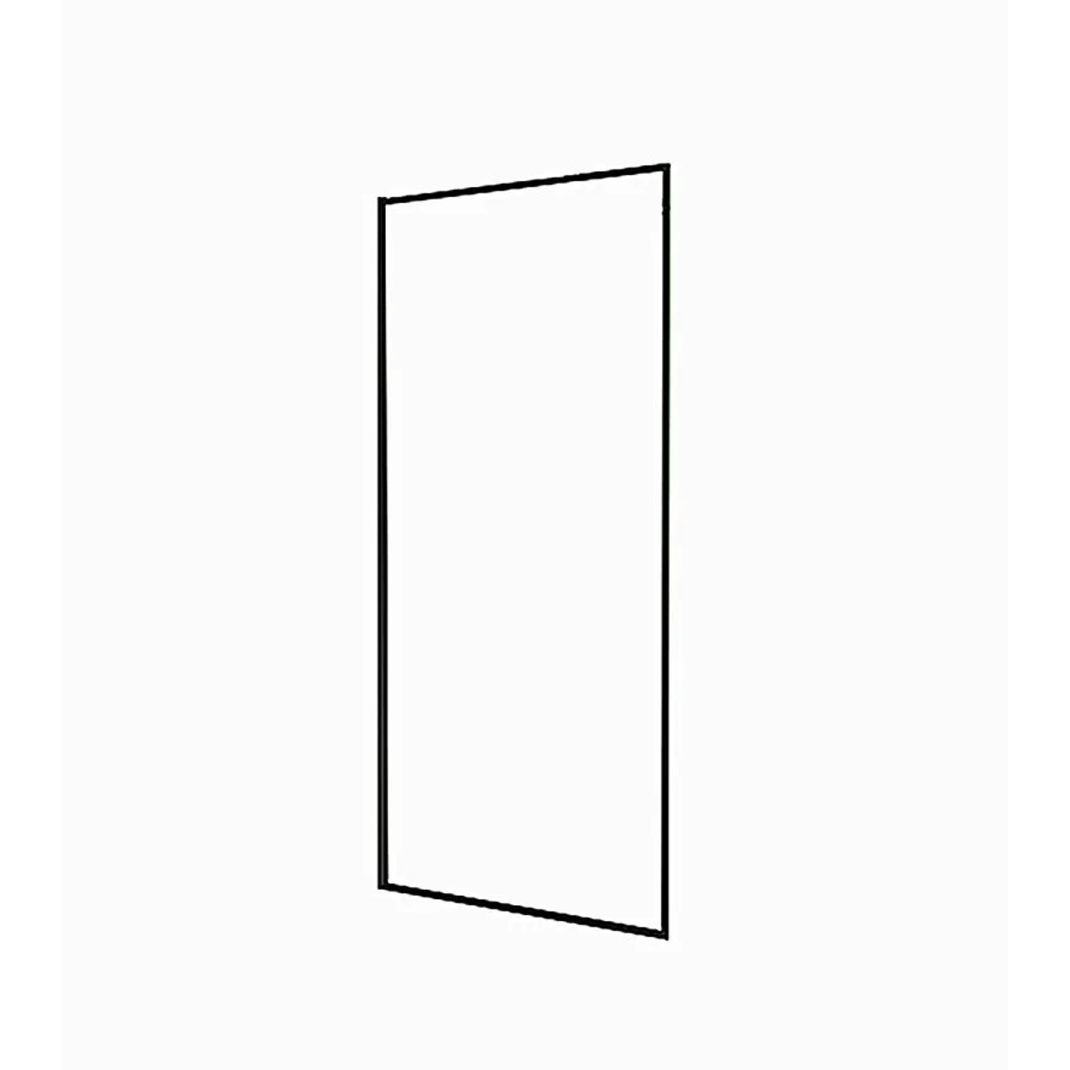 Duschparadies 97x 200 cm Walk-in Duschwand 8mm NANO ESG-Glas Dusche Klargla günstig online kaufen