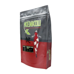 Verpackung Kenkou Koi Fischfutter Vita-Immun Mix 3 mm, 5 kg.