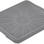 Keeeper Deckel Franziska Crystal grau transparent für Multibox Aufbewahrungsbox.